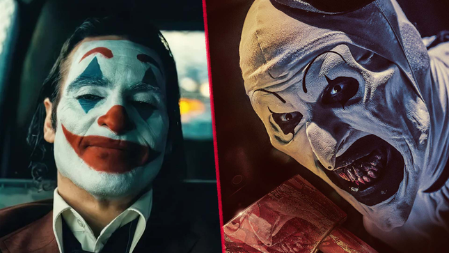 An image shows the Joker and Art the Clown. 